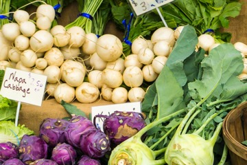 various vegetables